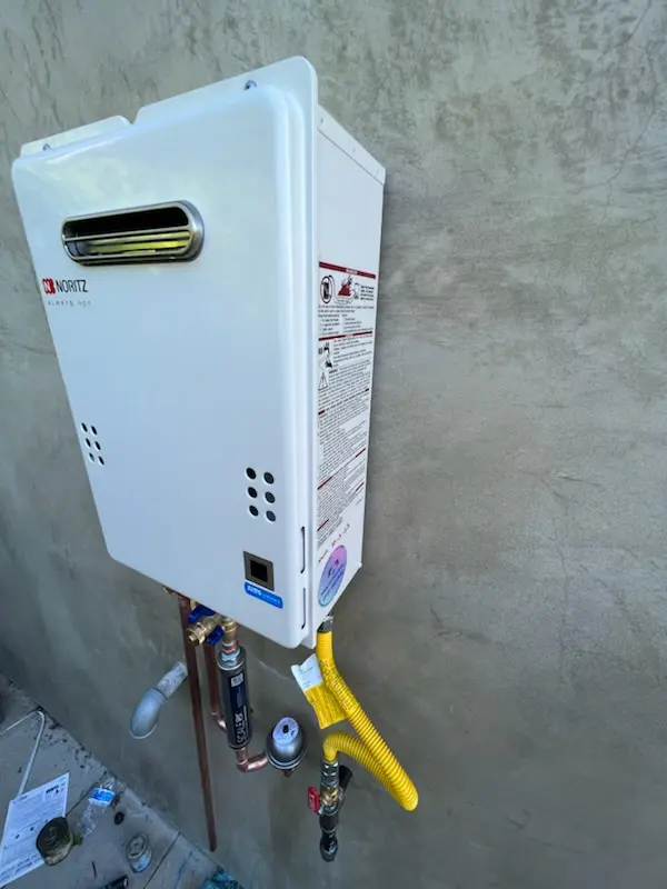 Tankless water heater installation for Houma homes